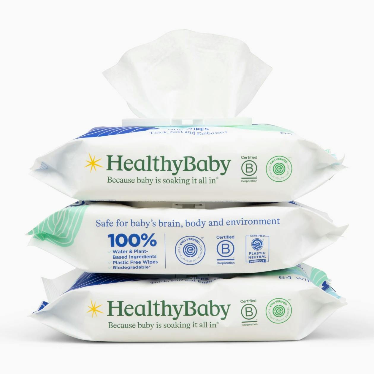 HealthyBaby Wet Wipes – EWG Verified and Biodegradable